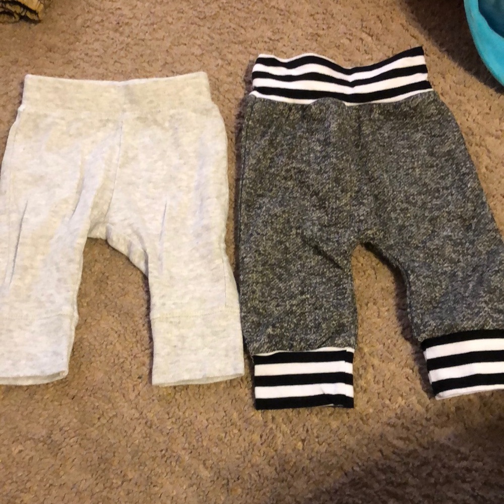 Newborn pants worn once washed in dreft